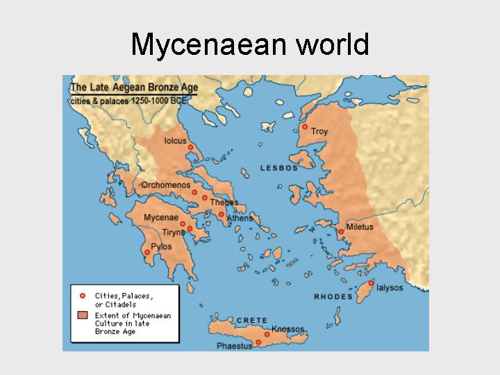Map Mycenae 